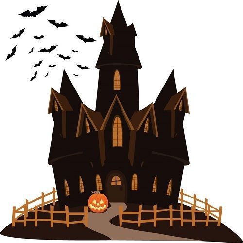 30 Custom Haunted House Personalized Address Labels