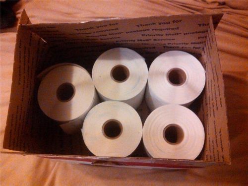 5 rolls 4&#034; x 6&#034; zebra direct thermal shipping printer labels 250/1250 free ship for sale
