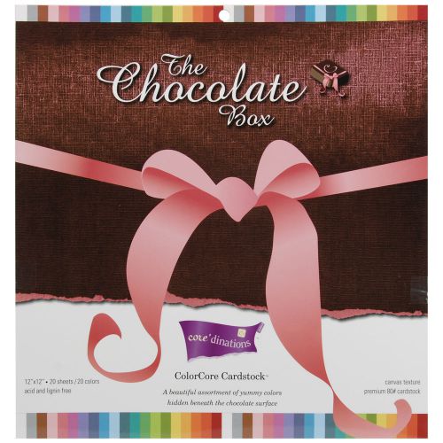 Darice Core-dinations Chocolate Box Cardstock Pad 12-in x 12-in 20/Pkg GXCBXA