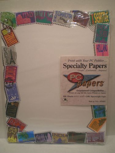 AMPAD PC SPECIALITY PAPERS TRAVEL STAMPS 100 SHEETS 24 LB.