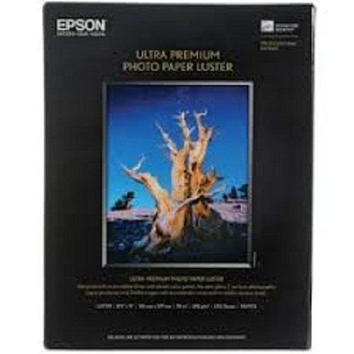 Epson Ultra Premium Photo Paper LUSTER (8.5x11 Inches, 50 Sheets) (S041405)