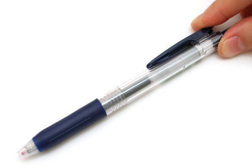 Zebra Sarasa Push Clip Gel Ink Pen 0.4 mm Blue Black