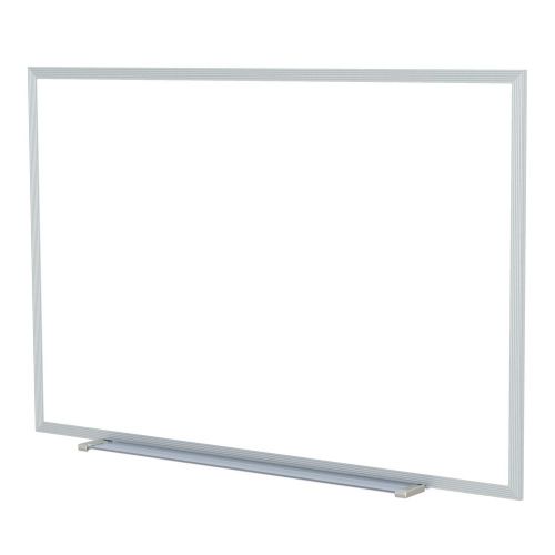 Ghent 24.0 x 36.0 Inches Aluminum Frame Painted Steel Magnetic Whiteboard (M3...