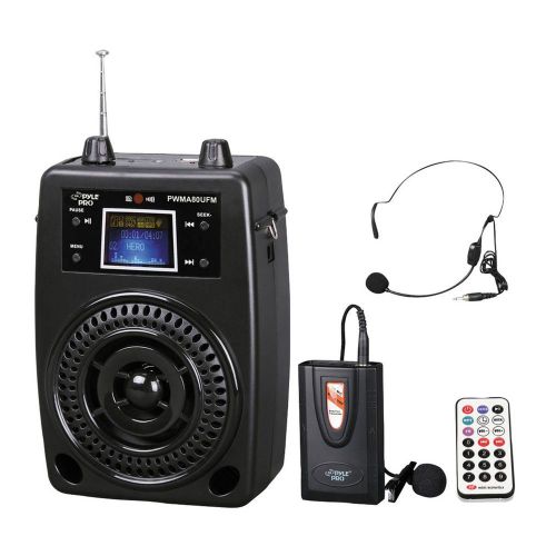 BRAND NEW - Pyle 100w Portable Pa System With Included Wireless Lavalier Microph