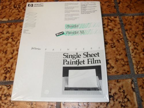 HP 51630Q CX JetSeries Transparency Film with Sleeves  sheet 8.4 by 11