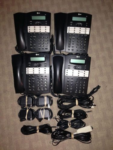 Lot of 4 AT&amp;T 944-4-Line Conventional System intercom business phones