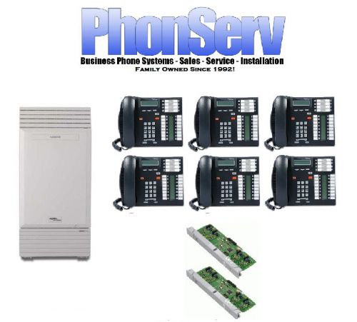 Norstar MICS 4-8 Lines Small Business Office 6 T7316 Digital Phone System-Refurb