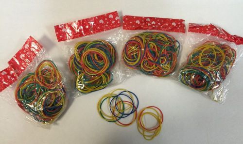 wholesale case140/pk x 500 packs/lot office supply rubber bands multi-color