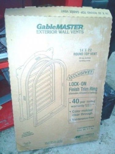 Gable Master 14x22 Rounded Top Vent
