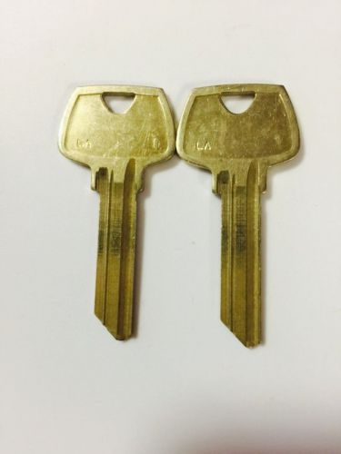 Pair of sargent la 6 pin key blanks s22 axxess 62 o1007la for sale