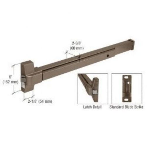 Crl dark bronze finish touch bar rim panic exit device for sale