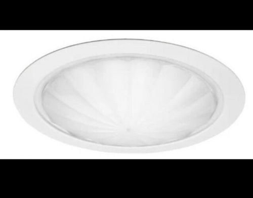 [LOT OF 2] Recessed Lighting 9900-WH 6in Fluted Optical Trim White In &amp; Outdoor