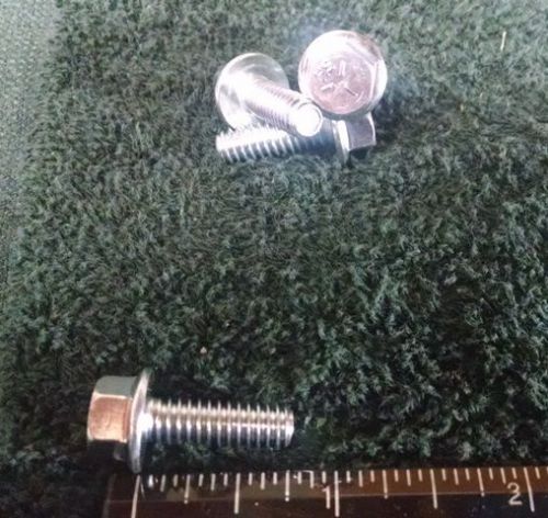 (25) 1/4-20x3/4 grade 5 hex flange screws flange bolts for sale