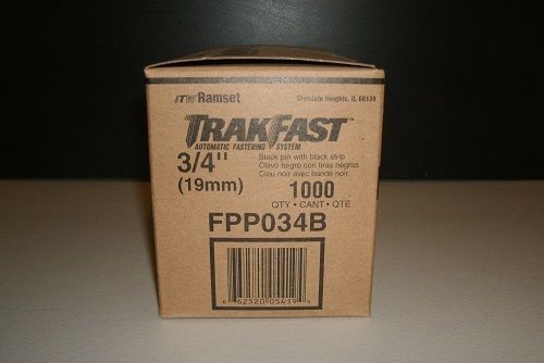 1000 itw ramset trakfast tf1100 tf1200 3/4&#034; concrete pins fpp034b w current fuel for sale