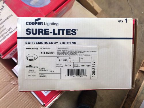 Sure-lites exit/emergency lighting ael1whsd for sale
