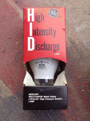 GE MERCURY LAMP HR250DX37. 250 watts Industrial Vapor Bulb, Grainger Lighting