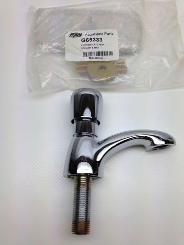 New ZURN commercial metering water faucet press bright chrome single handle #2