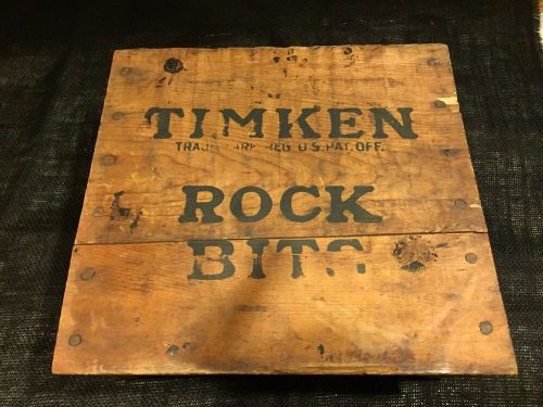 Timken Rock Bit Box