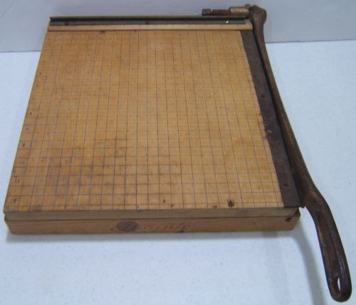 Ingento #4 Paper Cutter 12&#034; Graphed Cutting Surface Ideal Sch. Supply FREE SHIP
