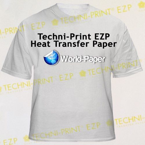 Techni-print ezp laser heat transfer paper 8.5&#034; x 11&#034; 5 sheets for sale