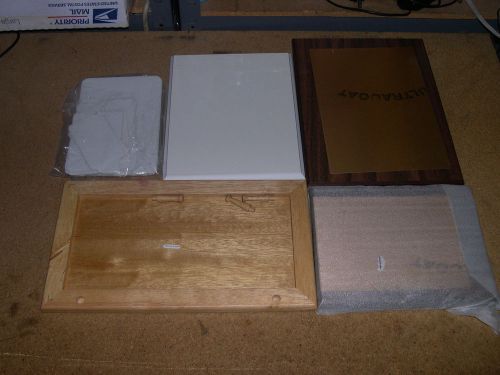 Lot Of Various Sublimation Items Wooden Plaques Sub Plates Peg Rack LOT#F