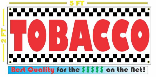 TOBACCO Banner Sign NEW Larger Size for Smoke Shop Convenience Store Market