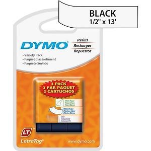 Label, dymo letra tag, 3 value pack &#039;12331&#039; for sale