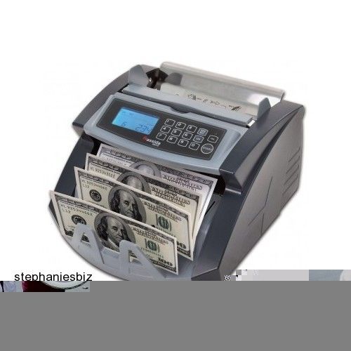 UV/MG Money Counter W/ Value Count Counterfeit Bill Detection Currency Brand New
