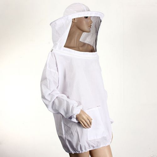 New large size beekeeping jacket veil smock suit coat dress protective equipment for sale