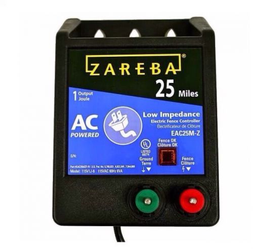 Zareba eac25m-z ac low impedance fence charger, 25 mile. e005 for sale