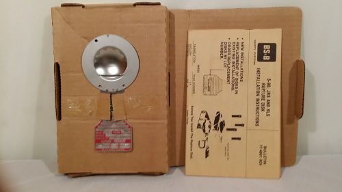 Lot 3 BS &amp; B Safety System Rupture Pressure Disc 1-1/2&#034; JRS NEW