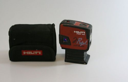 USED HILTI PMP45 SELF LEVELING POINT LASER W/CASE NO RESERVE