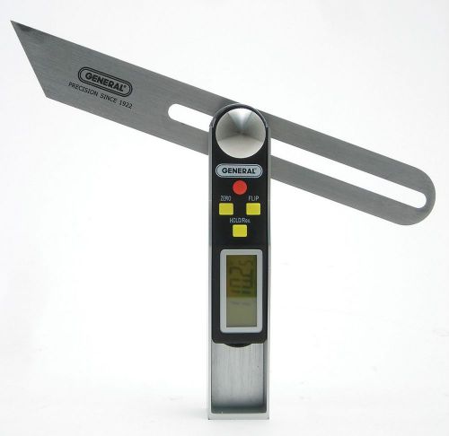 General tools 828 digital sliding t-bevel/protractor 0°-360° range gauge - new! for sale