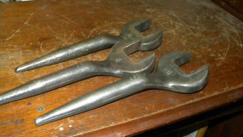 3 Armstrong Spud Wrench&#039;s No.284  10&#034;oal. 1 1/2&#034;