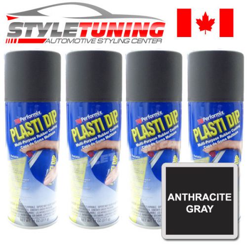 4 cans of plasti dip (wheel kit) - true metallic  - anthracite grey - canada for sale