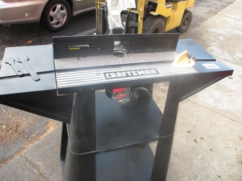CRAFTSMAN ROUTER &amp; TABLE