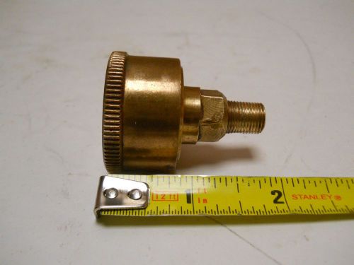 Lunkenheimer No # O Brass Oil or Grease Cup Valve Hit Miss Steam Gas Engine