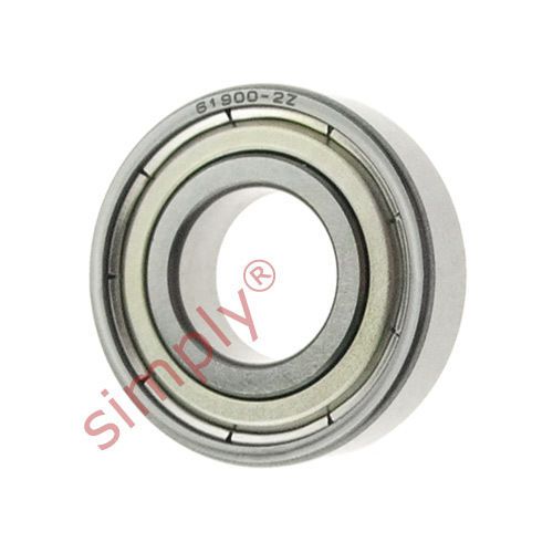 6900zz budget metal shielded thin section deep groove ball bearing 10x22x6mm for sale
