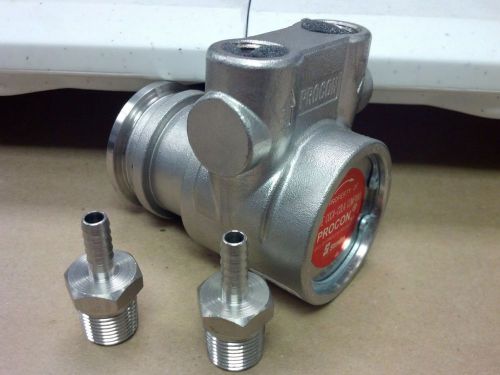 PROCON, PUMP, STAINLESS STEEL, 15 TO 140 GPM, 250 MAX PSI, 3/8 NPT