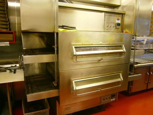 Middleby marshall ps 360&#039;s double stack natural gas conveyor pizza ovens for sale