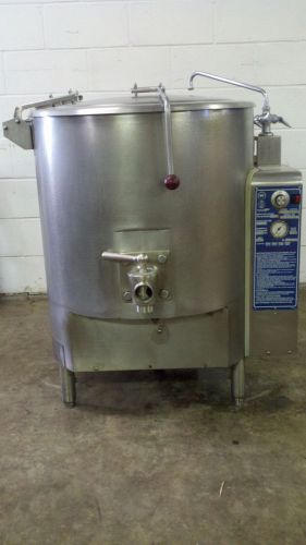 Vulcan hart steam jacketed kettle gl40e-51 natural gas 1991 for sale