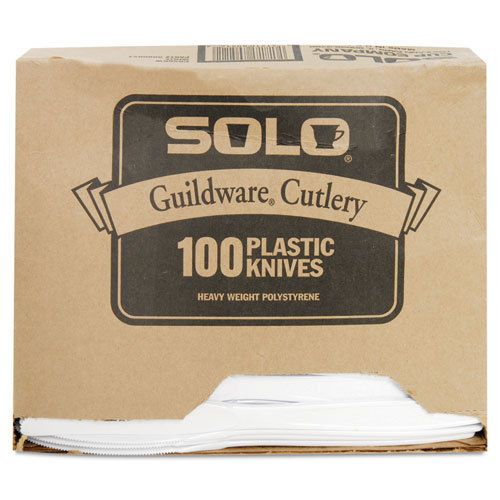 SOLO Guildware Extra Heavyweight Plastic Knives - SCCGBX6KW0007BX