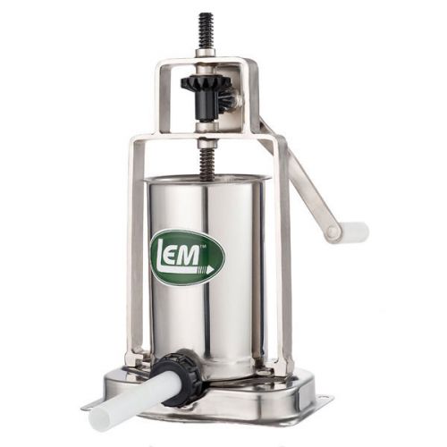 New! lem stainless steel vertical 606 sausage stuffer full factory warranty! for sale