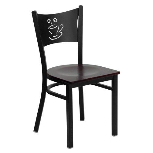 Flash furniture xu-dg-60099-cof-mahw-gg hercules series black coffee back metal for sale