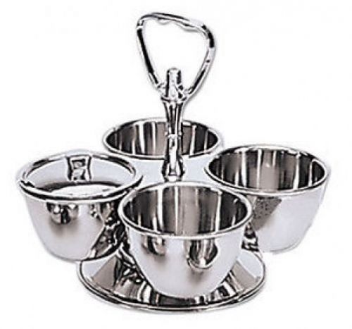 Adcraft mls-4 stainless steel 4-bowl revolving server 10 oz bowls for sale