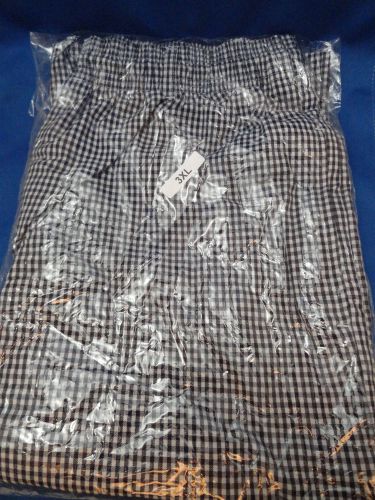 BRAND NEW 3XL New Chef Womens Chef Pants Houndstooth Checkered XXXL 3X Plus Size