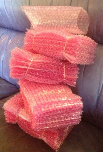 100 PINK BUBBLE BAGS --- 6 inches by 9 inches PINK BUBBLE BAG SHIPPING PACKING