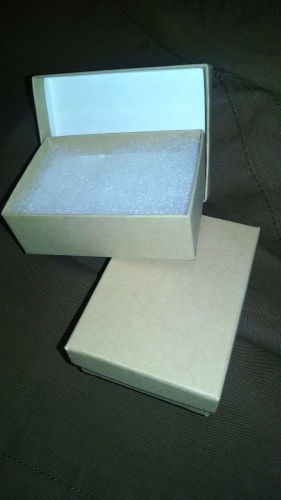 #32 Kraft Jewelry boxes 3 1/16 x 2 1/8 x 1