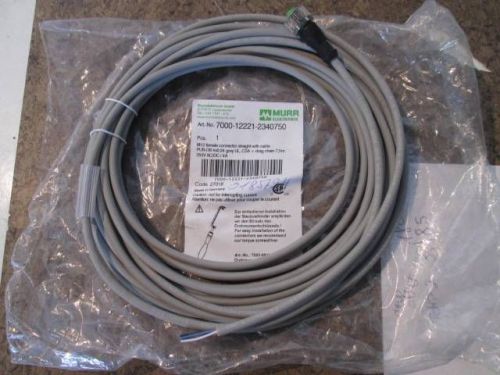 Murr Elektronik 7000-12221-2340750 M12 Female Connector Straight w/Cable