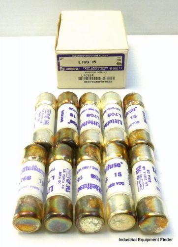Box of 10 littlefuse l70s-15 semiconductor fuse powr-gard 15a 700v *new* for sale
